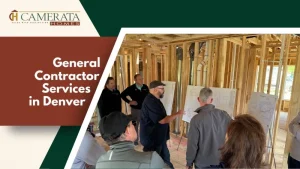 Denver general contractor guiding a team through on-site construction plans