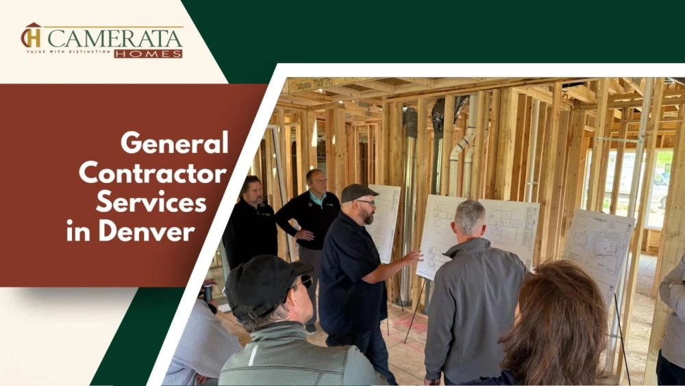 Denver general contractor guiding a team through on-site construction plans