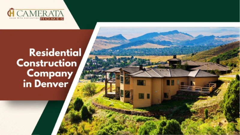 Modern Denver custom home overlooking scenic Colorado foothills